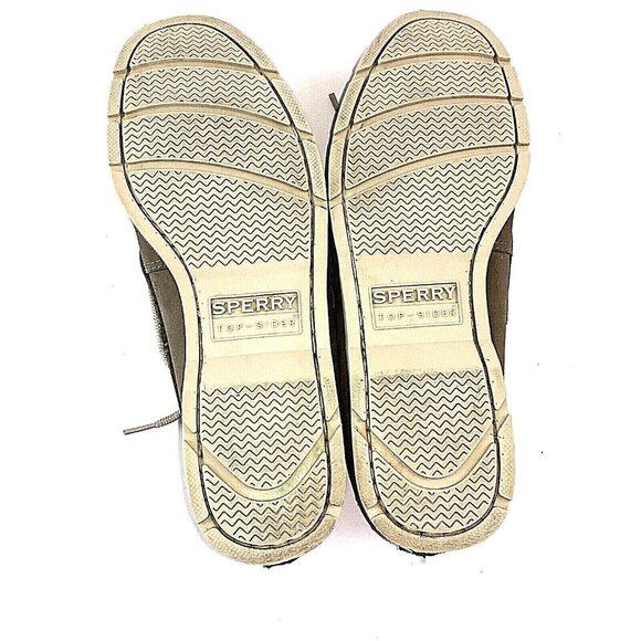 Sperry Top-Sider Mens Tan Leather Boat Shoes sz 7.5 M US EUC - Picture 10 of 12